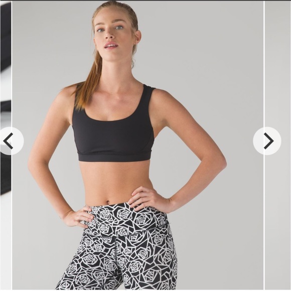 lululemon athletica Other - Lululemon Energy Bra Exhale Black in size 10